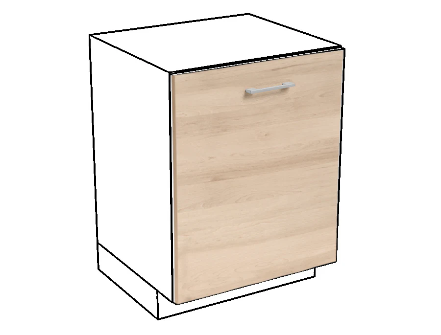 Kompakt-Küchen FZ 60 B – Geschirrspülerfront 60 cm